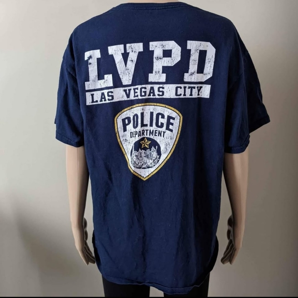 LVPD Las Vegas City Police T-Shirt, Men's Large